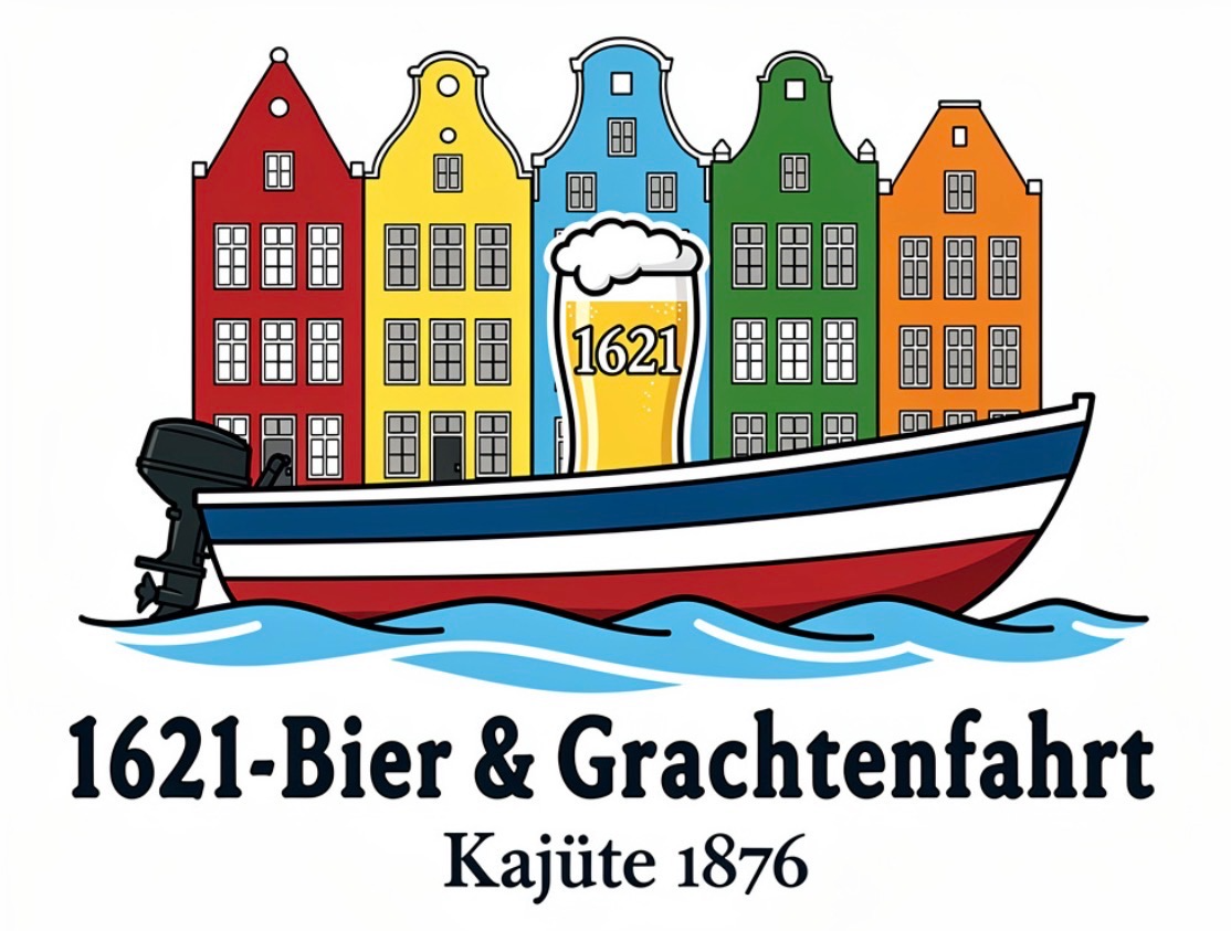 1621-Bier & Grachtenfahrt – Kajüte 1876